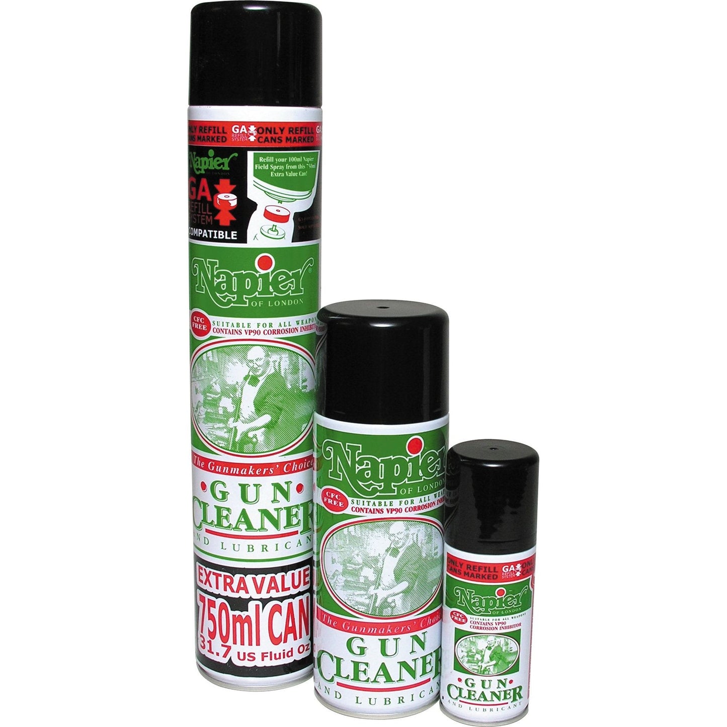 Gun Cleaner & Lubricant 750ml, 300ml or 125ml Aerosol cans