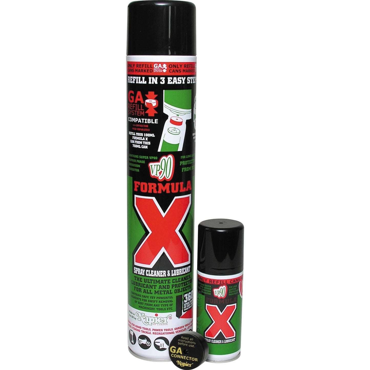 FORMULA X 125ML & 750ML Aerosols