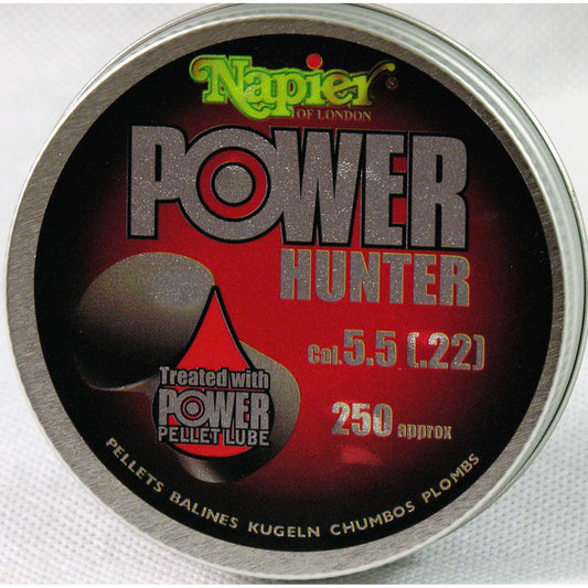 Power Pellets .22 Hunter (Tin of 250 Pellets).