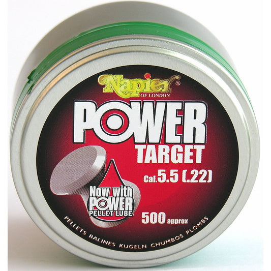 Power Pellets .22 Target (Tin of 500 Pellets)